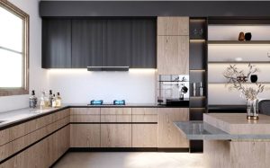 u shape kitchen
